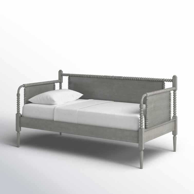 Delaria Turned Leg Daybed Twin Birch Lane Color Antique Gray